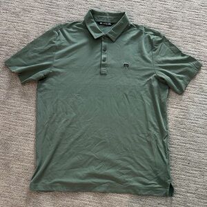 Travis Mathew Men's Green Polo Shirt